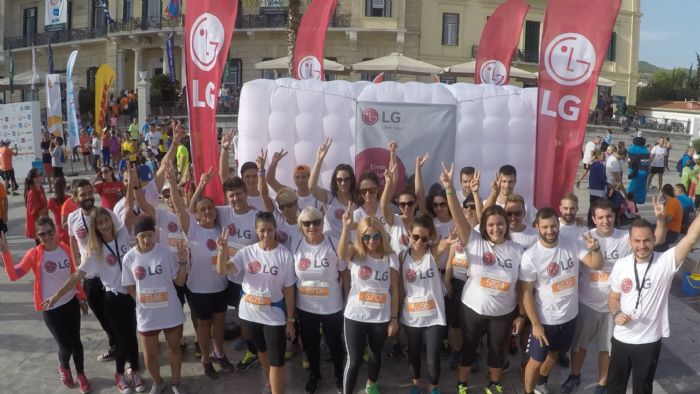 LG: «Χορηγός Τεχνολογίας» στο  5ο Spetses Mini Marathon